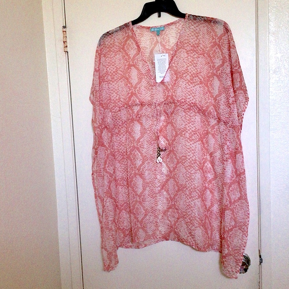 Shore Life Chiffon Swim Coverup